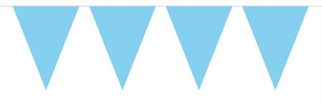 vlaggenlijn blauw 10 meter