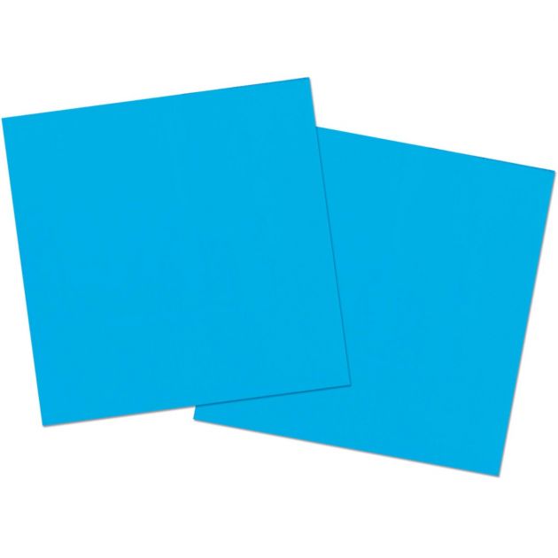 Blauwe Servetten 33x33cm - 20 stuks