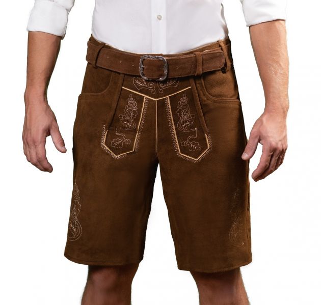 Lederhose Brixental Short Darkbrown