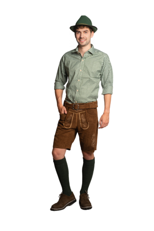 Lederhose Brixental Short Darkbrown